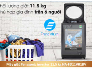 Máy giặt Panasonic 11.5 Kg NA-FD11VR1BV phù hợp gia đình có nhiều người