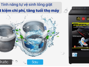 8. Máy giặt Panasonic 2021 NAFD16V1BRV lồng giặt luôn được sạch sẽ với chế độ Auto Tub Clean