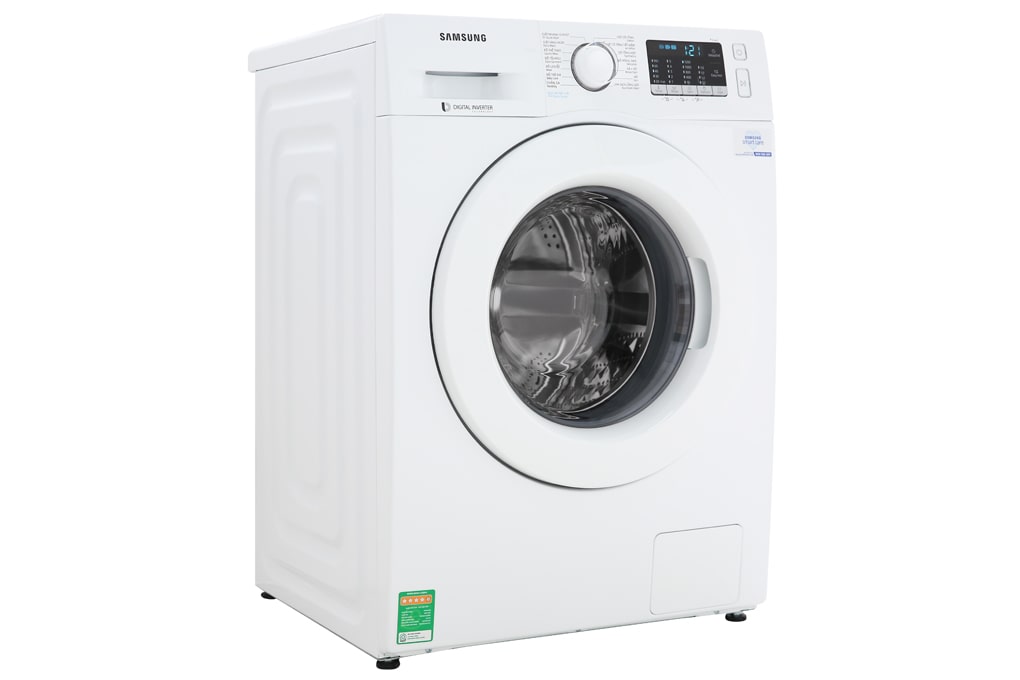 Máy giặt Samsung WW80J52G0KW/SV có thiết kế sang trọng, hiện đại dễ thao tác