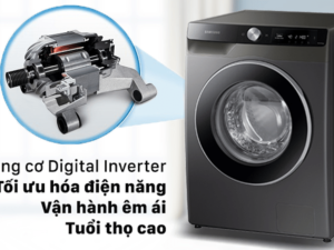 Máy giặt Samsung Inverter 10kg WW10T634DLX/SV 4 6. Máy giặt SamSung WW10T634DLX giúp tiết kiệm điện năng, vận hành êm ái, bền bỉ với công nghệ Digital Inverter