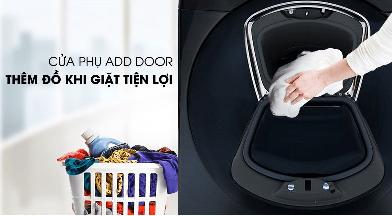 Thêm quần áo khi giặt tiện lợi với cửa phụ Add Door