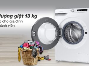 2. Khối lượng giặt máy giặt Samsung WW13T504DAW/SV giá rẻ