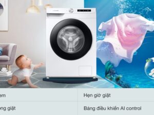 5. Tiện ích máy giặt lồng ngang Samsung WW13T504DAW/SV giá rẻ chính hãng