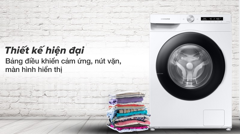 Tổng quan thiết kế máy giặt Samsung WW13T504DAW/SV