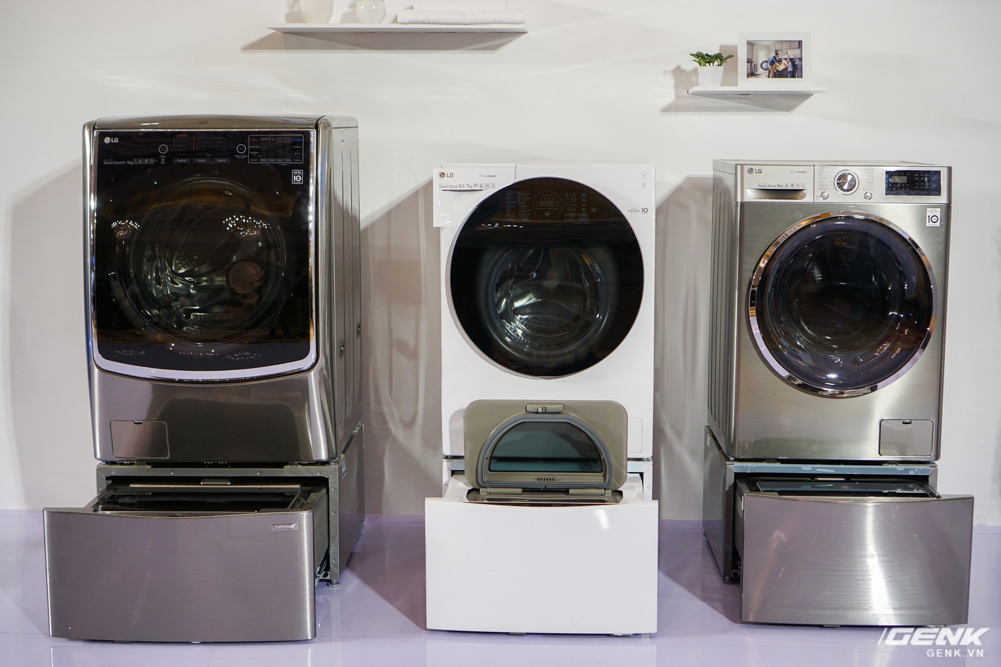 8. Tương thích với máy giặt LG TwinWash Mini tạo thành máy giặt lồng đôi TwinWash