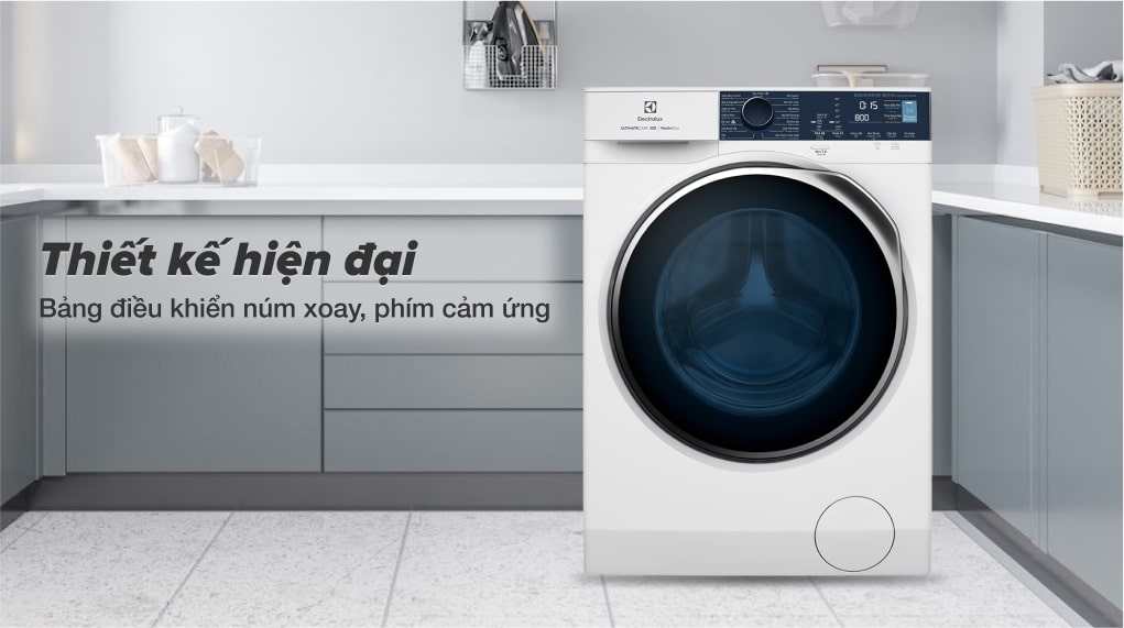 1. Máy giặt sấy Electrolux EWW1024P5WB sang trọng với gam màu trắng thanh lịch