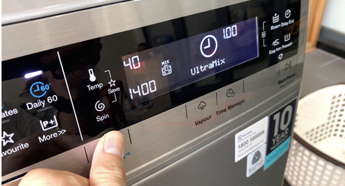 Công nghệ UltraMix giúp giặt nhanh hơn, sạch hơn