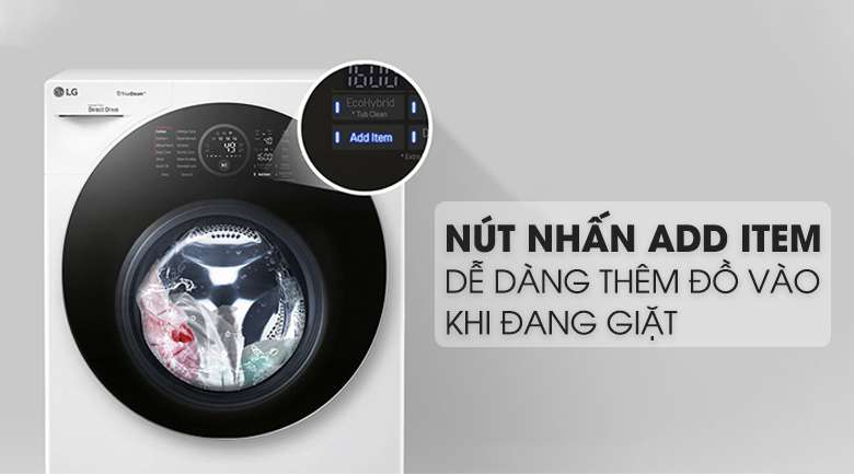 8. Thêm đồ trong khi giặt tiện lợi, hạn chế bỏ sót quần áo