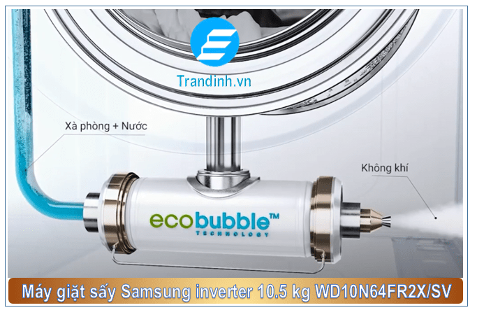 Công nghệ giặt bong bóng Eco Bubble nâng cao hiệu quả giặt sạch