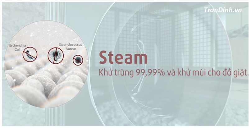 Công nghệ Steam Care khử mùi và khử trùng
