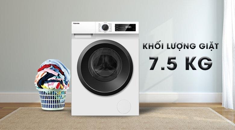1. Máy giặt Toshiba TW-BK85S2V phù hợp gia đình có 3-4 thành viên