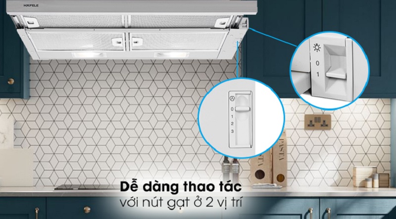 6. Vị trí nút điều khiển tiện lợi