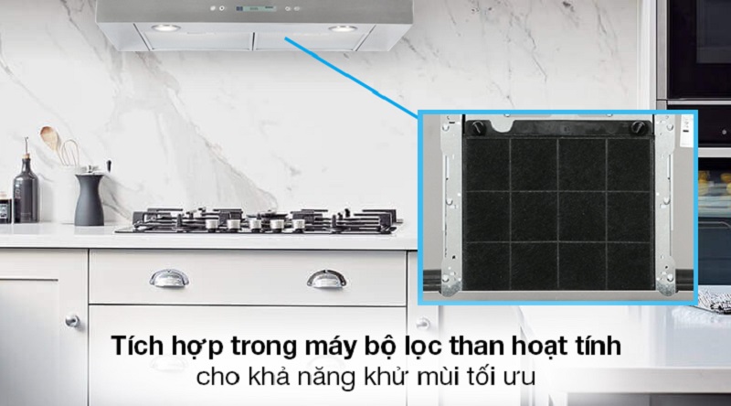 Máy hút mùi Hafele HH-WI70C 539.81.158 10 6. Máy hút mùi HH-WI70C 539.81.158 tích hợp bộ lọc than hoạt tính