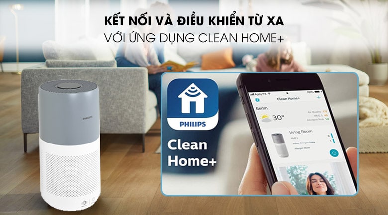 Máy lọc không khí Philips AC2936/13 12 Lọc không khí giá rẻ AC2936/13 có thể kết nối với ứng dụng trên điện thoại