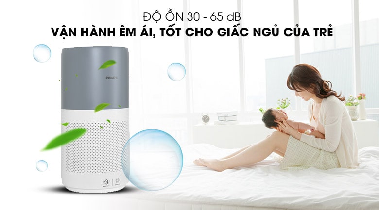Máy lọc không khí Philips AC2936/13 11 Máy hoạt động vô cùng bền bỉ và êm ái với độ ồn trung bình chỉ từ 30 đến 65 dB