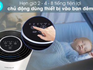 Máy lọc không khí Hafele CF-8116 5 Hafele CF8116 có chức năng hẹn giờ tắt từ 2-4-8 tiếng vô cùng tiện lợi, nhất là vào ban đêm