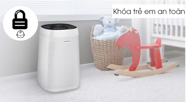 Máy lọc không khí Samsung AX34R3020WW/SV 11 Tính năng khóa trẻ em an toàn thông minh