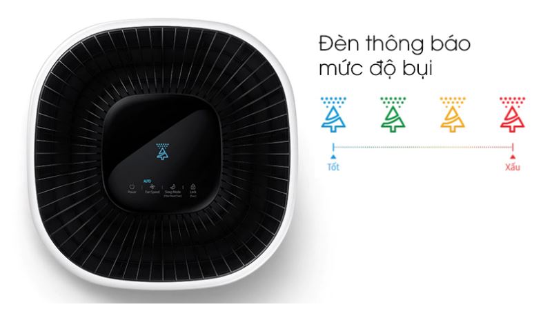 Máy lọc không khí Samsung AX34R3020WW/SV 12 Máy lọc không khí Samsung có đèn thông báo mức độ bụi
