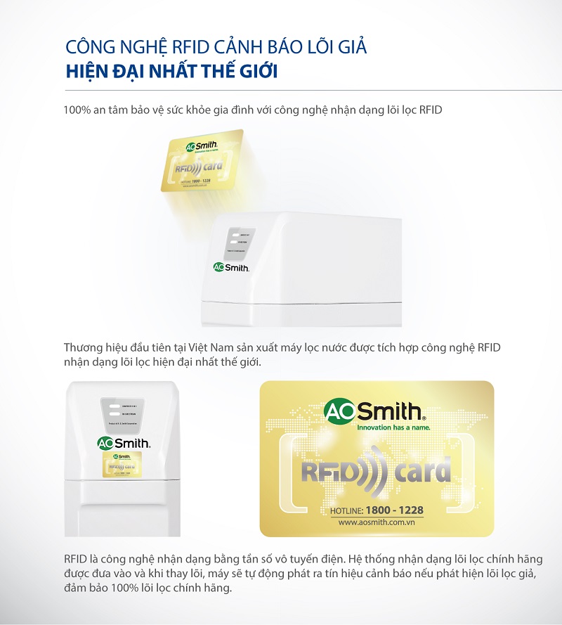 9. Công nghệ nhận dạng lõi lọc chính hãng RFID