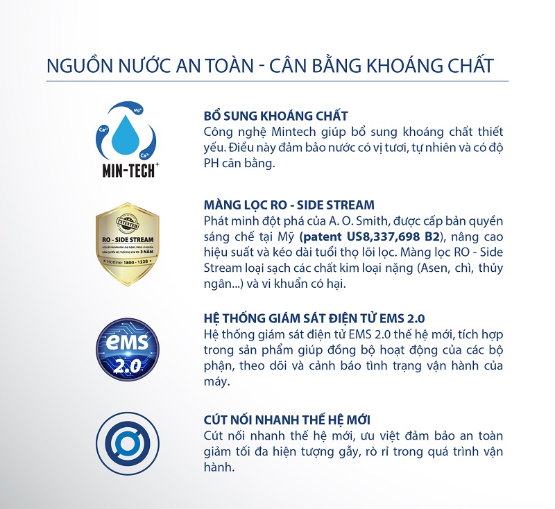 Máy Lọc Nước AO Smith E2 15 may loc nuoc ao smith e3 12