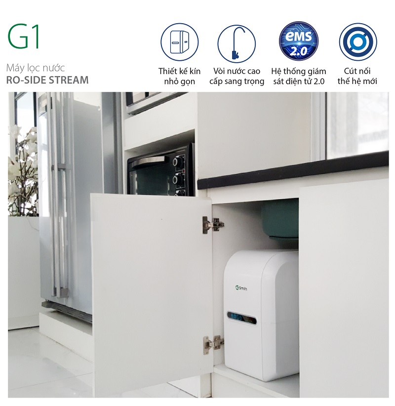 Máy Lọc Nước AO Smith G1 17 8. Máy Ao Smith G1 có chức năng cảnh báo lỗi vận hành