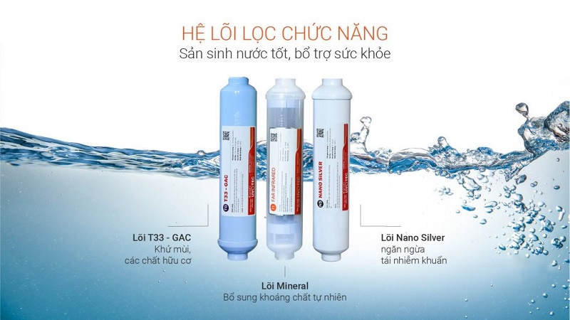 Máy lọc nước karofi Livotec LRC110-H 10 cấp lọc mạnh mẽ khiến mọi tạp chất phải đầu hàng: