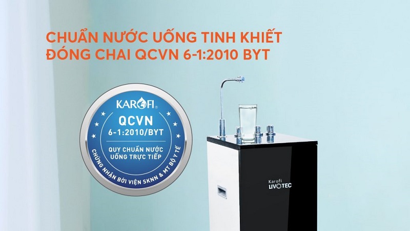 6. Chuẩn nước uống tinh khiết đóng chai QCVN 6-1:2010 BYT