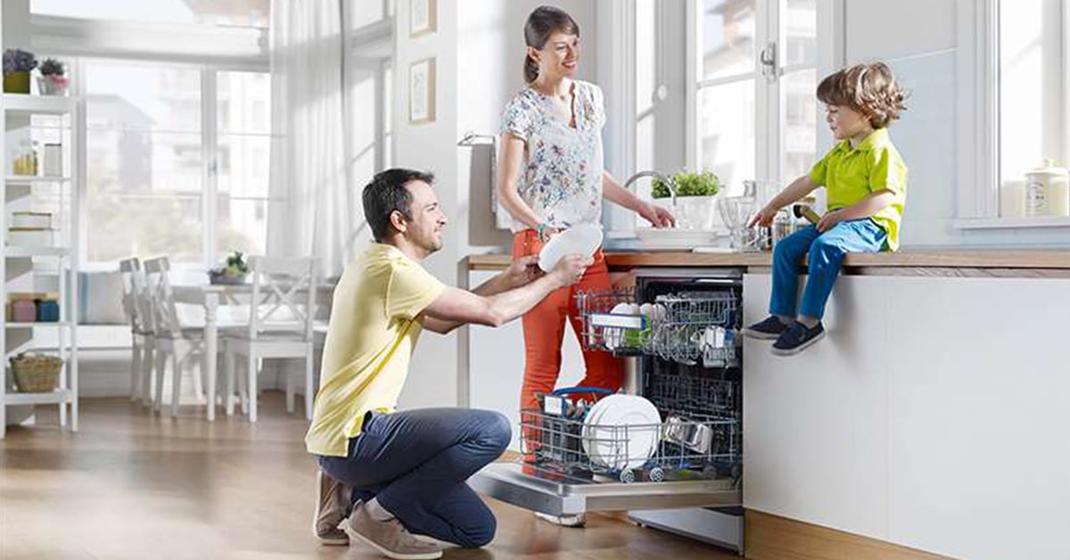 Máy rửa bát Bosch SMS25AW02E 9 6. Vận hành êm ái, không gây tiếng ồn