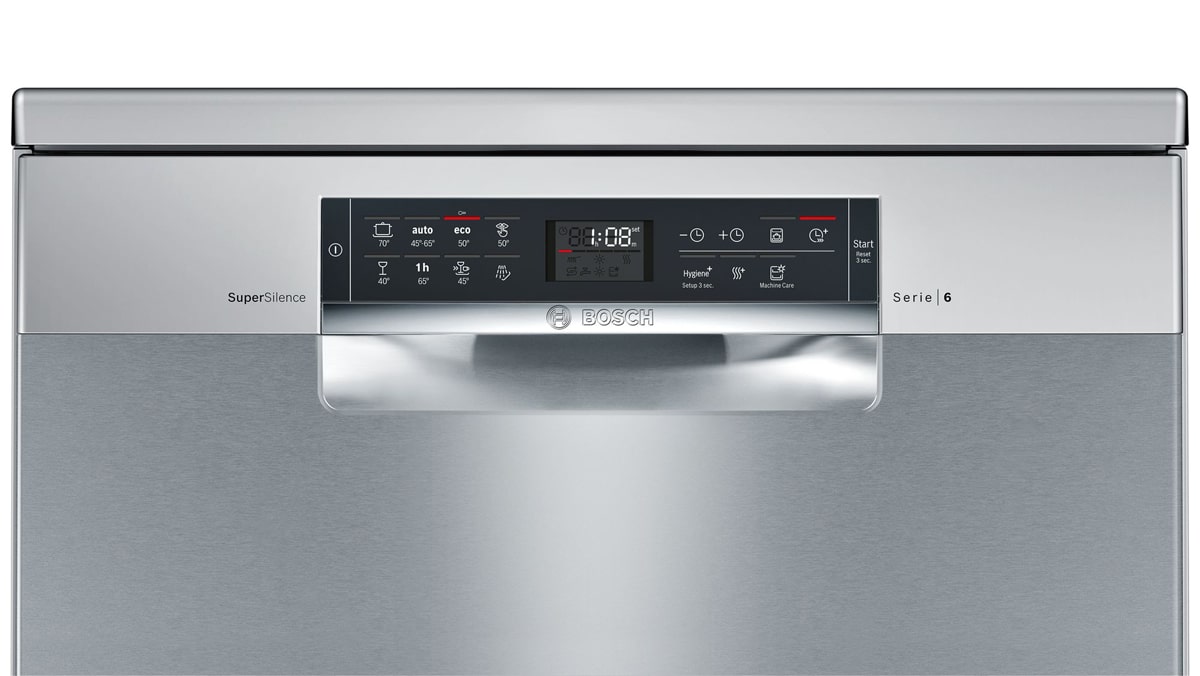 Máy rửa bát 13 bộ Bosch SMS68TI02E 6 2. Máy rửa bát 13 bộ Bosch SMS68TI02E với thiết kế hiện đại, thẩm mỹ