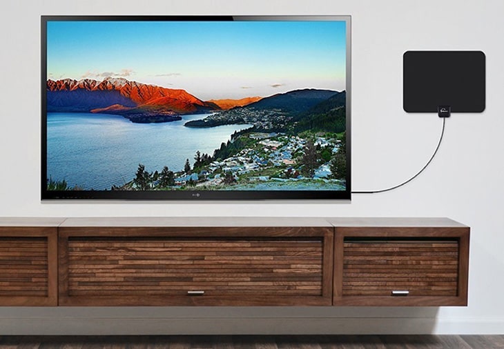 Nên dùng anten trong nhà nếu