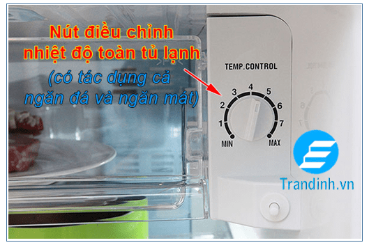 Nên để tủ lạnh ở số mấy 3 Nút chỉnh nhiệt độ Temp.Control