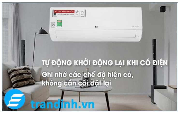 Nên mua điều hoà Casper hay LG? 17 Tự động khởi động lại khi có điện