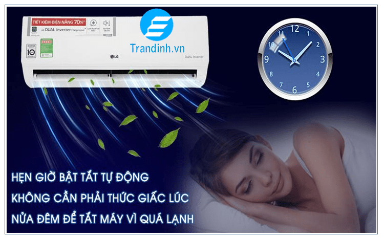 Nên mua điều hoà Casper hay LG? 18 Điều hòa LG có chế độ hẹn giờ