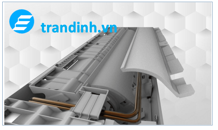 Nên mua điều hoà Casper hay LG? 21 Trang bị tấm xốp cách nhiệt chống rung chống ẩm nano