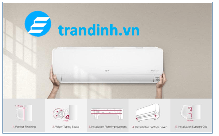 Nên mua điều hoà Casper hay LG? 22 Giảm chi phí thời gian lắp đặt