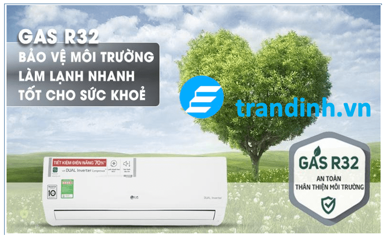 Nên mua điều hoà Casper hay LG? 13 Sử dụng môi chất khí gas an toàn sức khỏe thân thiện với môi trường