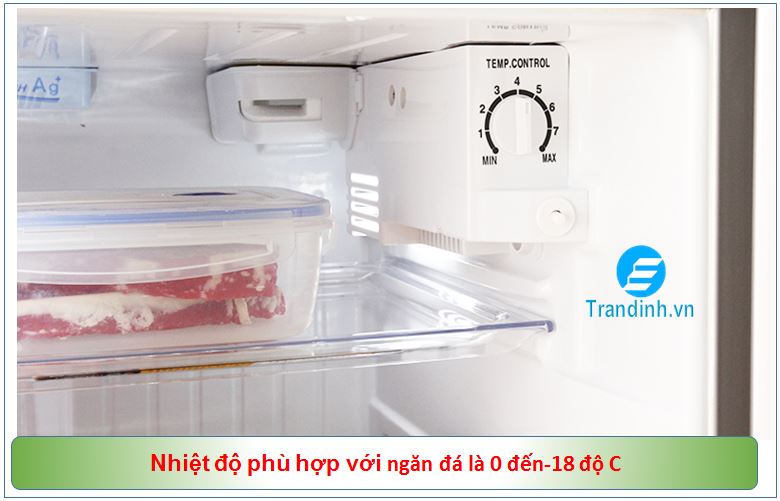 Nhiệt độ ngăn đá hay ngăn đông đá tủ lạnh là bao nhiêu hợp lý?