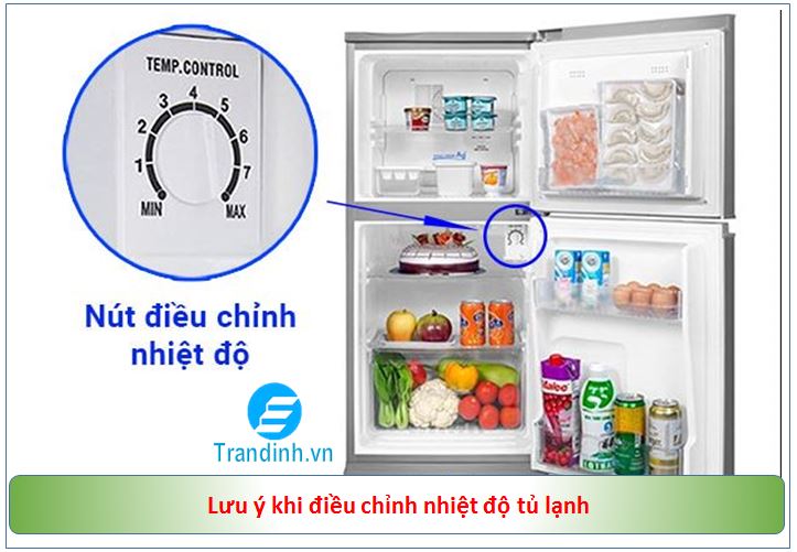 Những lưu ý khi điều chỉnh nhiệt độ tủ lạnh bạn cần biết