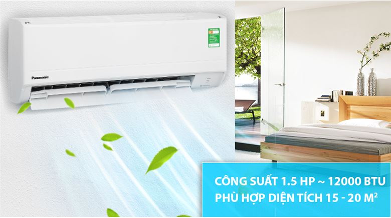 2. Điều hòa Panasonic N12ZKH-8 phù hợp phòng từ 20m2 -25m2