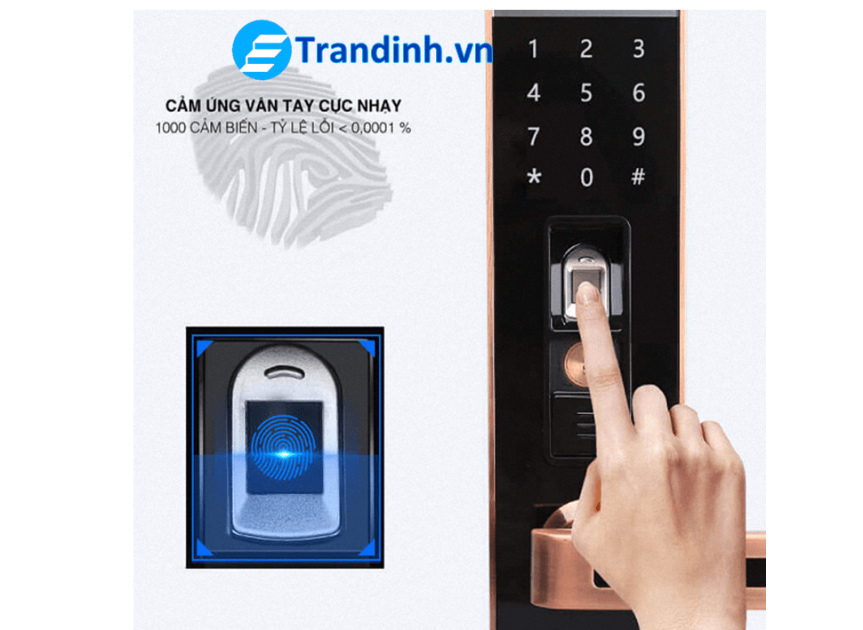 Ưu điểm của phương pháp mở khóa bằng dấu vân tay