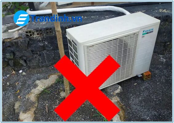 Các trường hợp không nên lắp đặt dàn nóng điều hòa