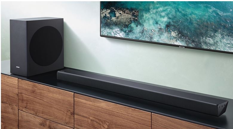 Loa thanh soundbar Samsung 3.1 HW-R650 8 Loa Samsung 3.1 HW-R650 thiết kế tinh tế, hiện đại, sang trọng