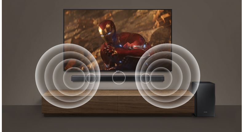 Loa thanh soundbar Samsung 3.1 HW-R650 11 Công nghệ Dolby Digital, DTS Digital Surround cho âm thanh vòm lan tỏa bao trùn căn phòng của gia đình bạn