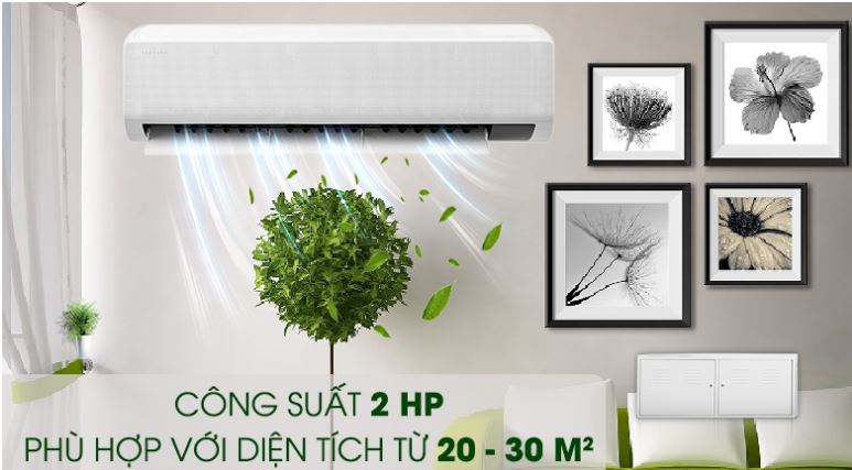 2. Điều hòa SamSung AR18TYGCDWKNSV có thiết kế hiện đại sang trọng