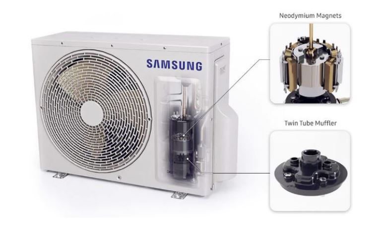 7. Điều hòa treo tường SamSung AR18TYGCDWKNSV làm lạnh nhanh với động cơ Digital Inverter và chế độ Eco