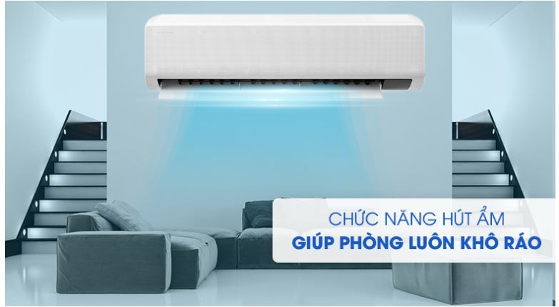 8. Máy lạnh SamSung AR18TYGCDWKNSV sở hữu chế độ hút ẩm tiên tiến thông minh