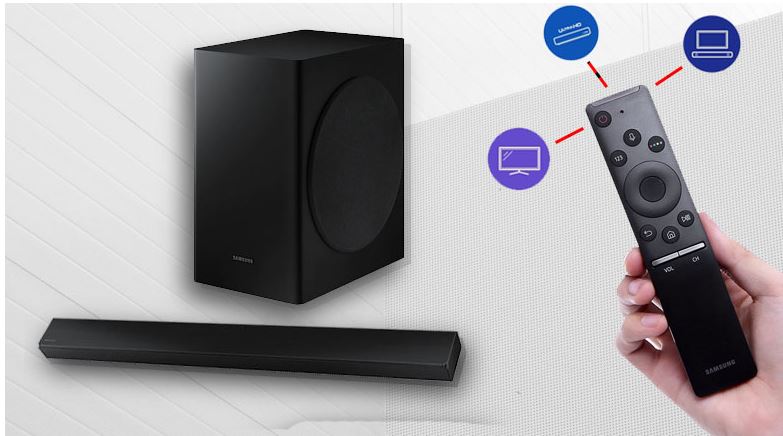 Loa thanh Samsung HW-T650 12 Loa Sound Bar HW-T650 chính hãng đi kèm điều khiển từ xa dễ dàng với One Remote