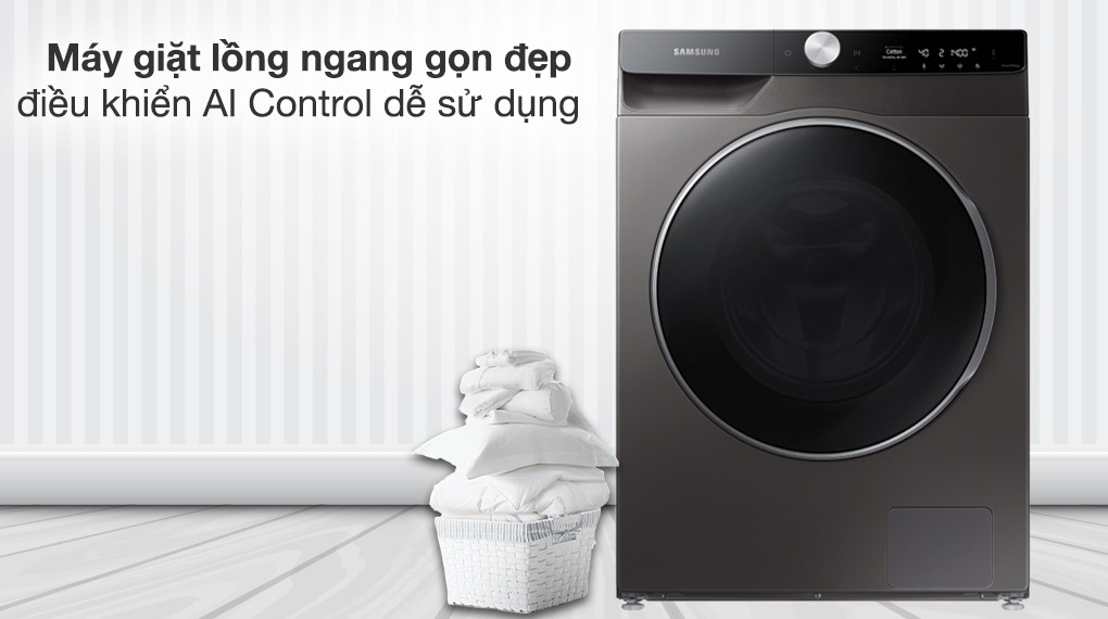 Tổng quan thiết kế máy giặt sấy quần áo SamSung WD12TP34DSX/SV