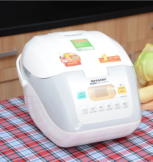 Nên mua nồi cơm điện hãng nào tốt nhất hiện nay 6 Nồi cơm điện tử Sharp 1.8 lít KS-COM18V