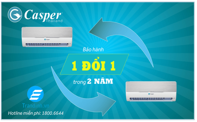 3. So sánh điều hoà Casper và Sumikura về chế độ bảo hành